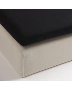 Riviera Maison Hoeslaken voor Top Matras Jersey  in de kleur Noir