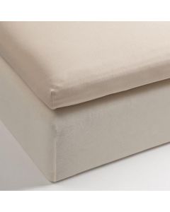 Riviera Maison Hoeslaken voor Top Matras Jersey  in de kleur Sand
